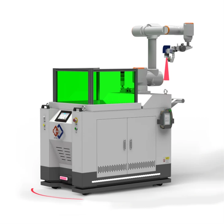 Še-osna inteligentna upravljačka robotska laserska platforma za čišćenje