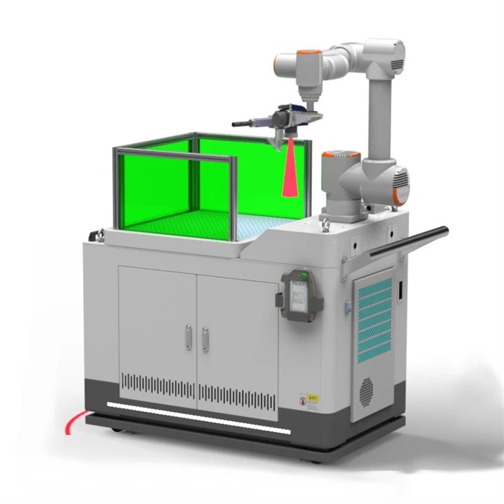 Six-axis Intelligent Control Robot Laser Cleaning Platform suppliers